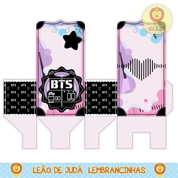 caixinha para festa bts