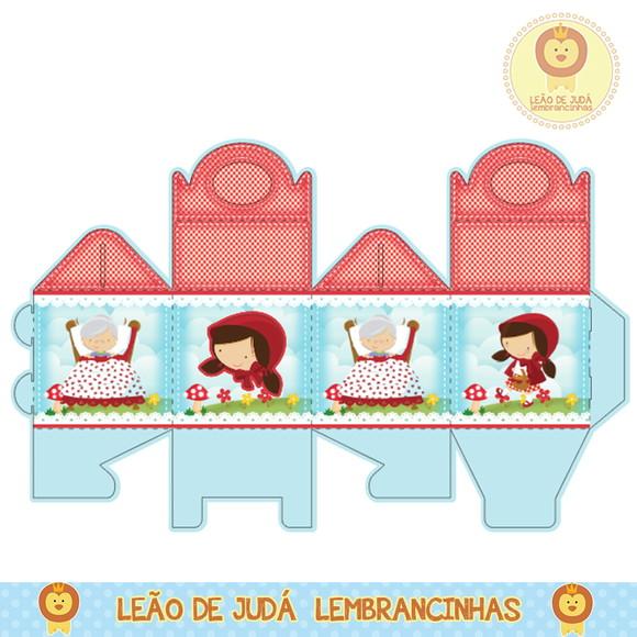 caixinha para festa chapeuzinho vermelho