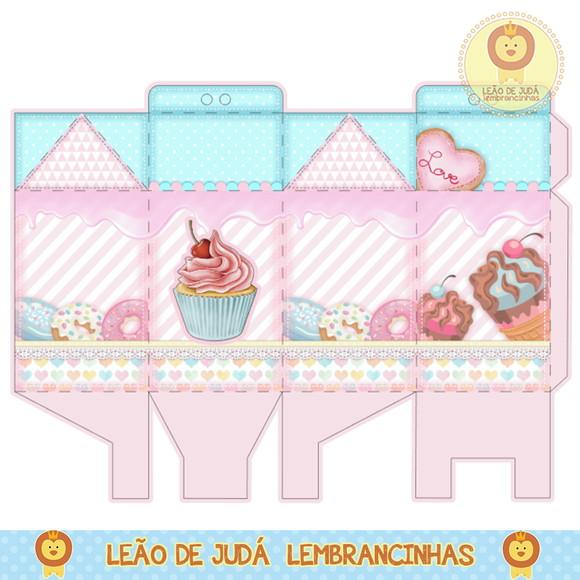 caixinha para festa confeitaria