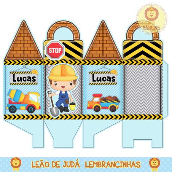 Caixinha Para Festa Construção