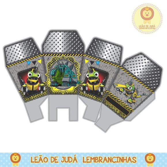 caixinha para festa dinotrux