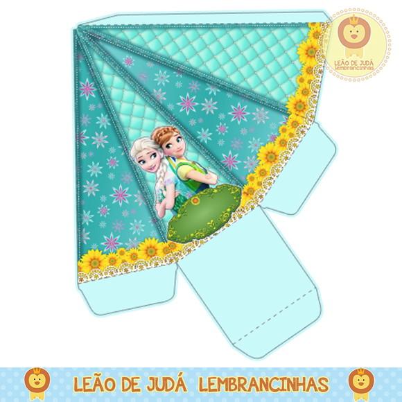 caixinha para festa frozen fever