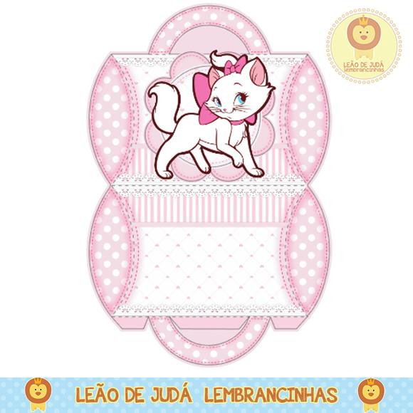 caixinha para festa gatinha marie