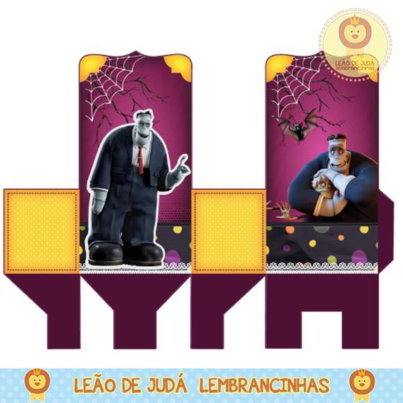 caixinha para festa hotel transilvânia