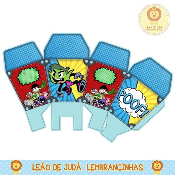 caixinha para festa jovens titãs