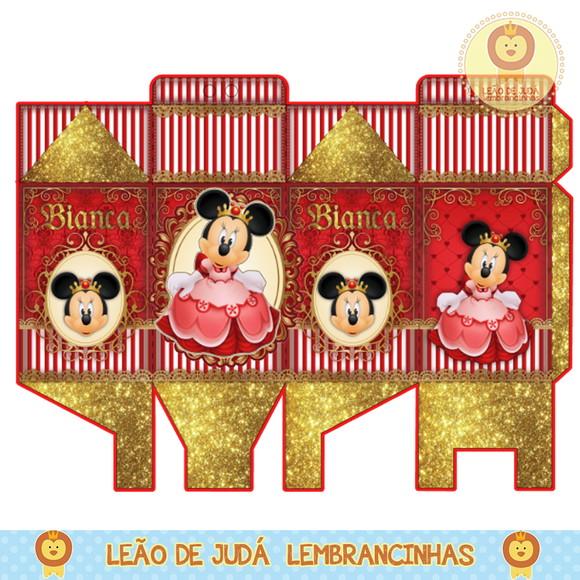 Caixinha para Festa Minnie Realeza