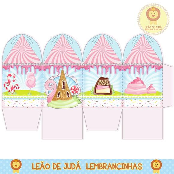 caixinha para festa mundo doce