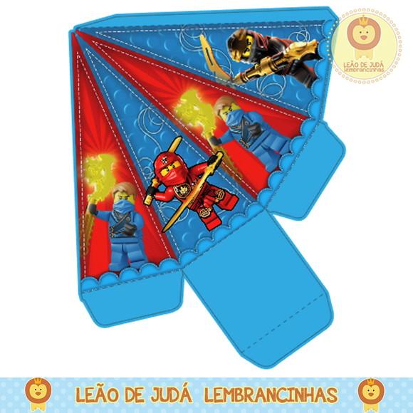 Caixinha para Festa Ninjago
