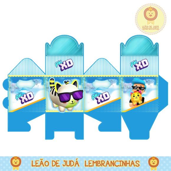 caixinha para festa pk xd