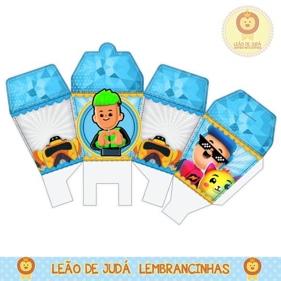caixinha para festa pk xd mod. cdscds