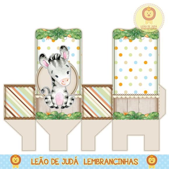 caixinha para festa safari