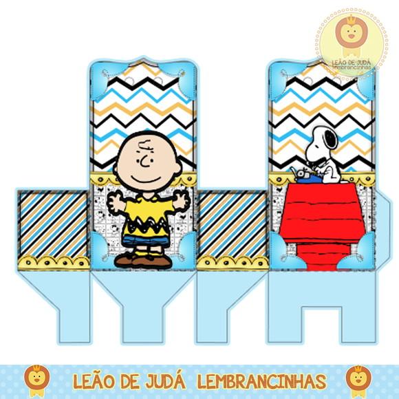 caixinha para festa snoopy