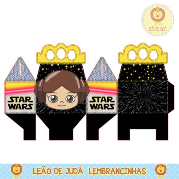 caixinha para festa star wars