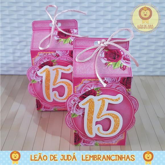 Caixinha para festa tema 15 anos