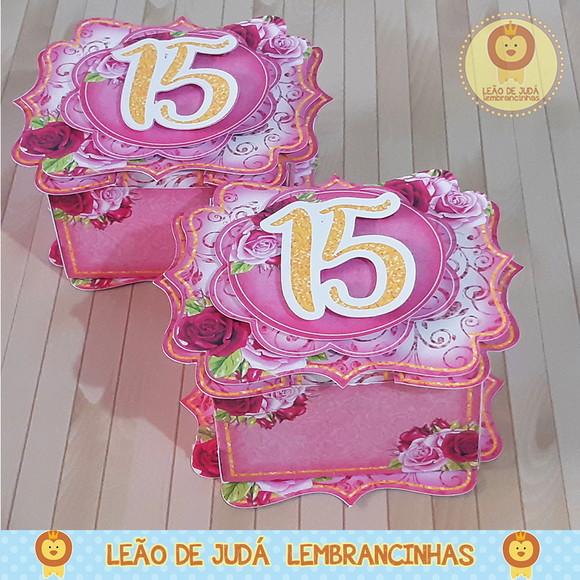 Caixinha para festa tema 15 anos