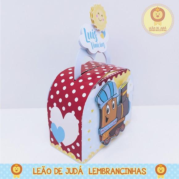 Caixinha para festa tema 3 palavrinhas