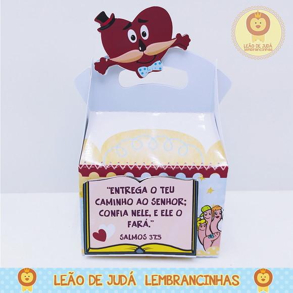 Caixinha para festa tema 3 palavrinhas