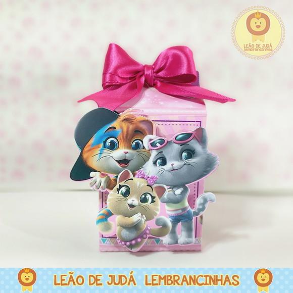 Caixinha para Festa Tema 44 Gatos