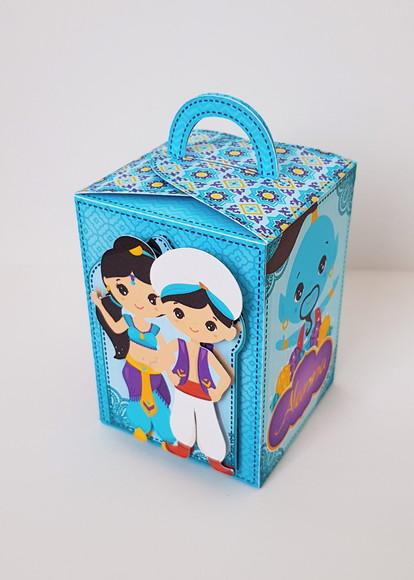 Caixinha para festa tema aladdin