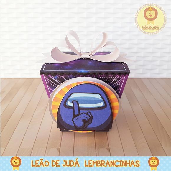 Caixinha para festa tema among us