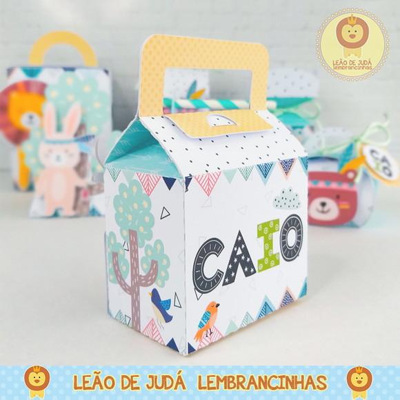 Caixinha para festa tema animalzinho