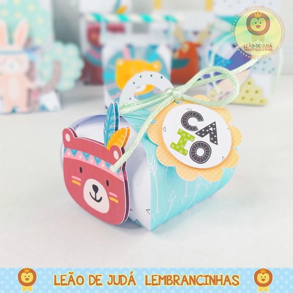 Caixinha para festa tema animalzinho