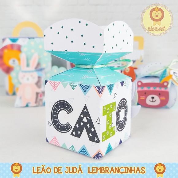 Caixinha para festa tema animalzinho