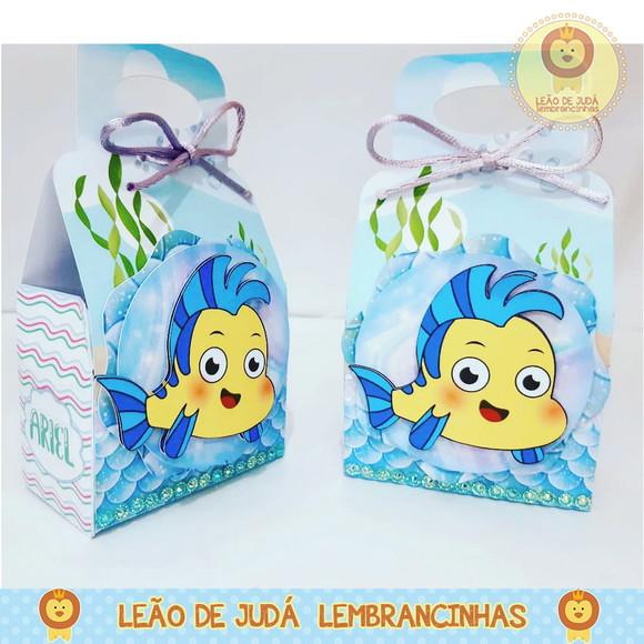 Caixinha para festa tema ariel