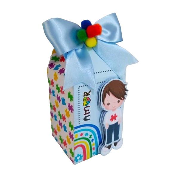 Caixinha para Festa Tema Autismo