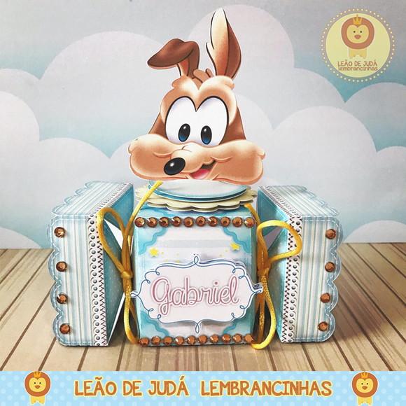 Caixinha para festa tema baby looney tunes