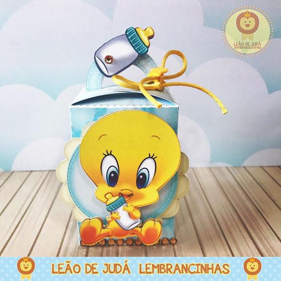 Caixinha para Festa Tema Baby Looney Tunes