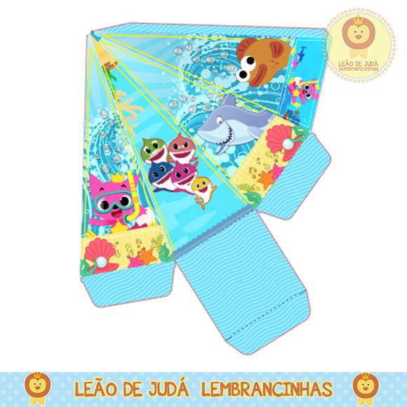 Caixinha para festa tema baby shark