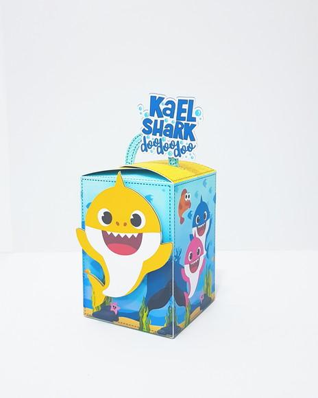 Caixinha para festa tema baby shark