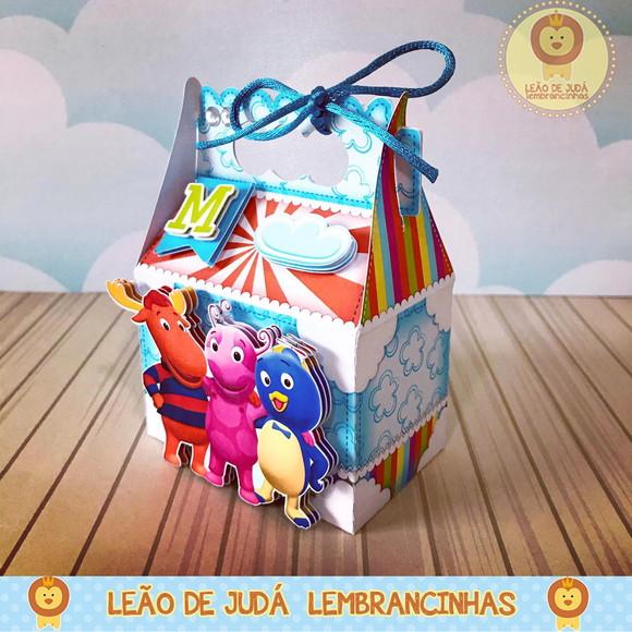 Caixinha para festa tema backyardigans