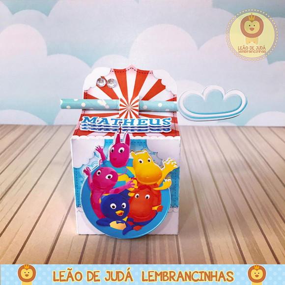 Caixinha para festa tema backyardigans