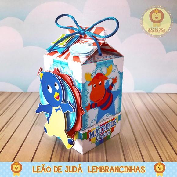 Caixinha para festa tema backyardigans