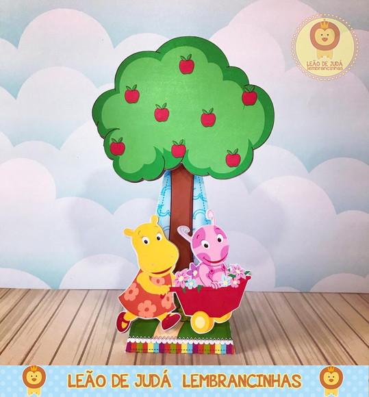Caixinha para festa tema backyardigans