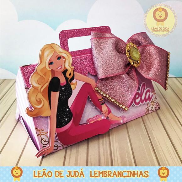 Caixinha para festa tema barbie