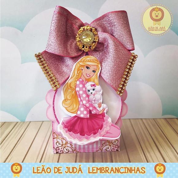 Caixinha para festa tema barbie