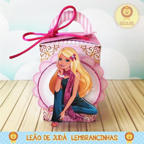 Caixinha para festa tema barbie