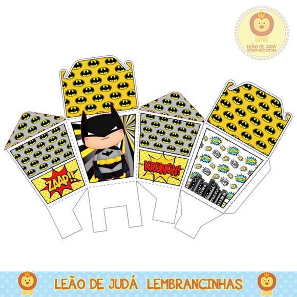 Caixinha para festa tema batman