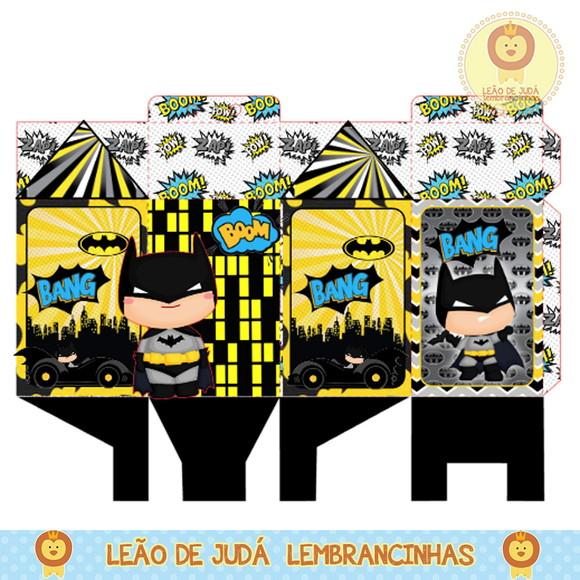 Caixinha para festa tema batman