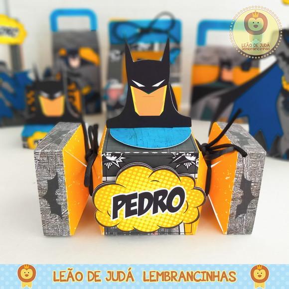 Caixinha para festa tema batman