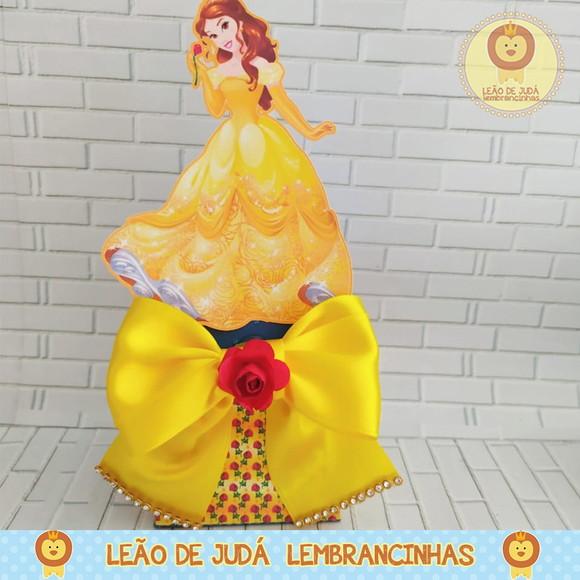 Caixinha para festa tema bela e a fera