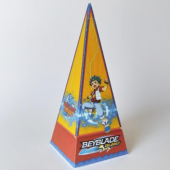 Caixinha para Festa Tema Beyblade
