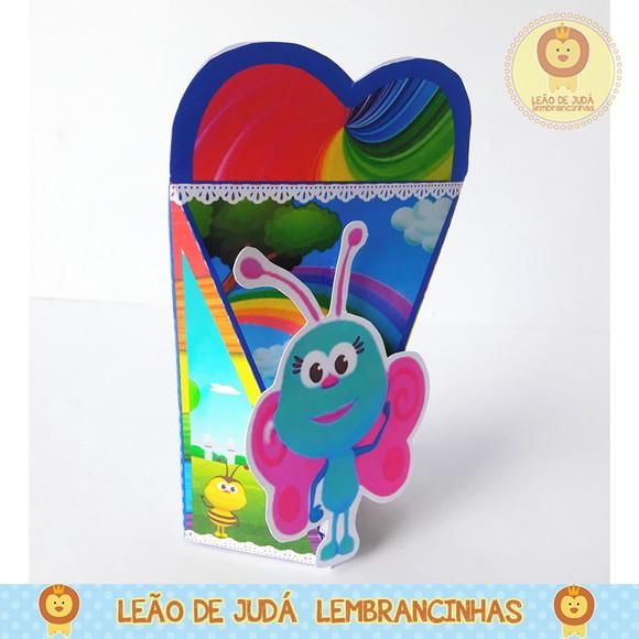 Caixinha para festa tema bichikids