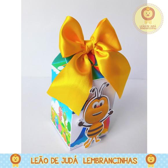 Caixinha para festa tema bichikids