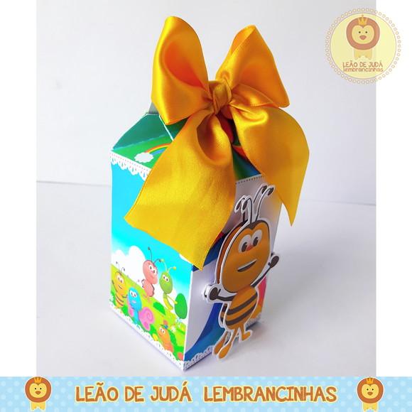 Caixinha para festa tema bichikids
