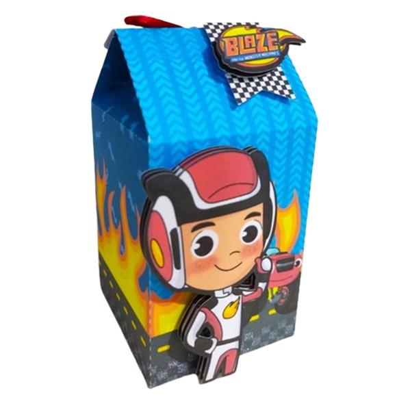 Caixinha para Festa Tema Blaze And Monster Machines