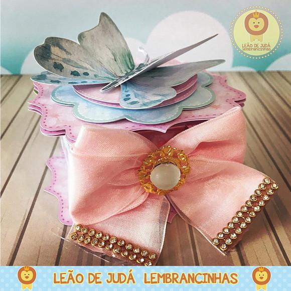 Caixinha para festa tema Borboleta